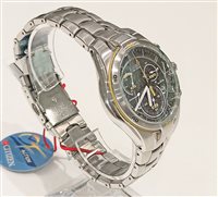 Orologio Vagary By Citizen Chrono in Acciaio AT1081-58G - AT1081-58G